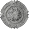 Ekena Millwork Southampton Ceiling Medallion (Canopies up to 2 3/4"), 16 3/8"OD x 1 3/4"P, Ultra Pure White Crackle CM17SOUWC - alternate 1